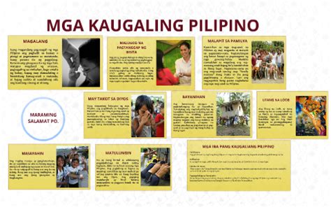 8 Halimbawa ng Magandang Kaugaliang Pilipino .